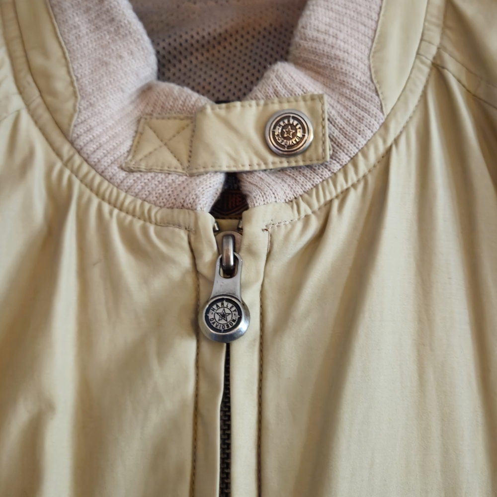 Harley-Davidson Womens Beige Bomber Style Riding Jacket Size XL - Picture 7 of 13